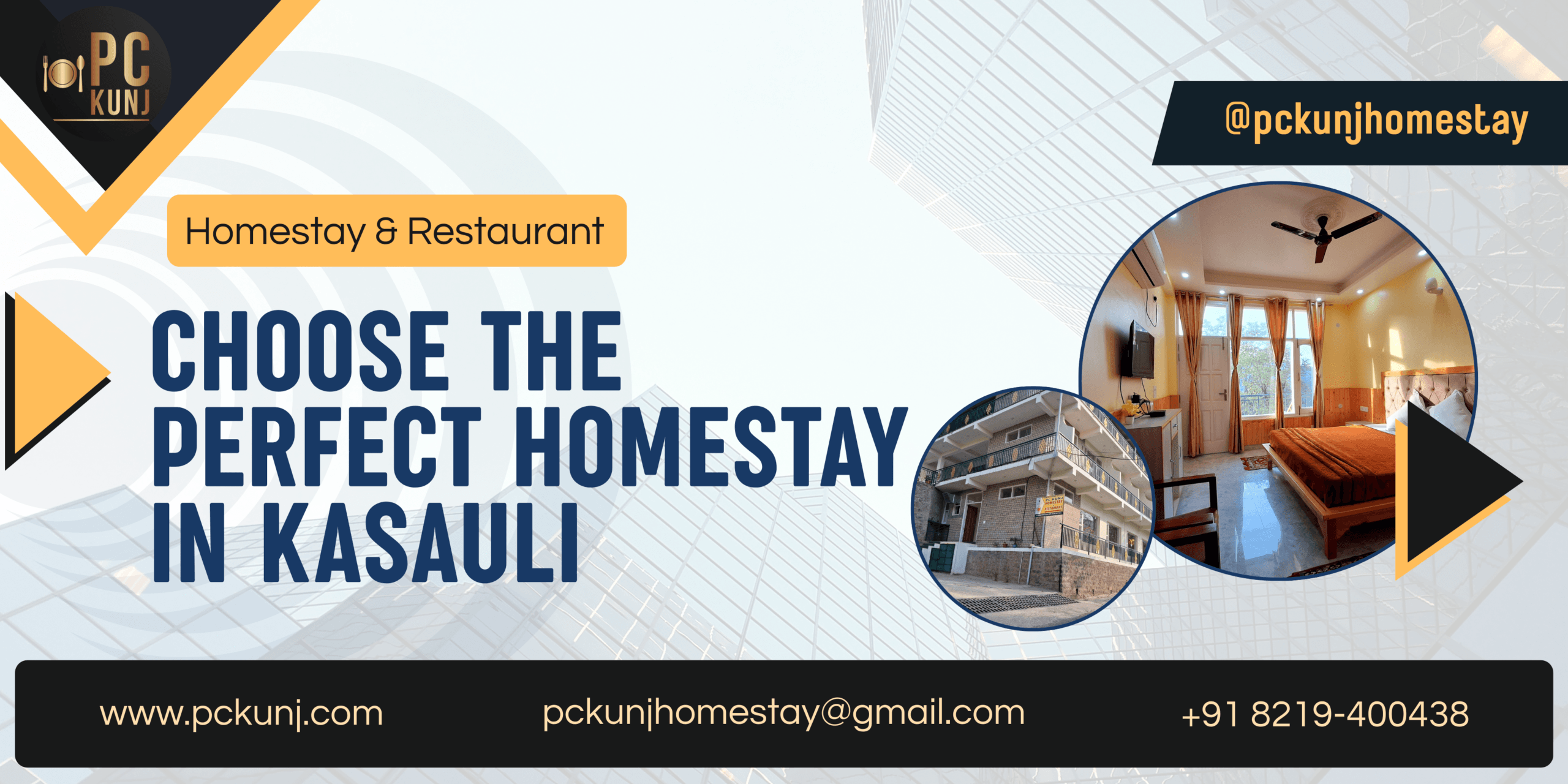 pc kunj homestay kasauli rooms